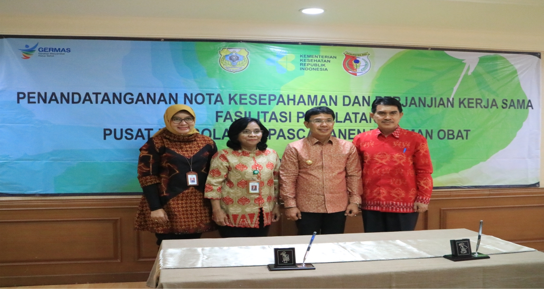 Kerjasama Fasilitasi Peralatan Pusat Pengolahan Pasca Panen Tanaman Obat Kerjasama Fasilitasi Peralatan Pusat Pengolahan Pasca Panen Tanaman Obat